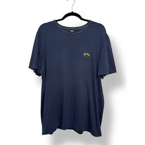 BOSS Hugo Boss Men’s XXL Slim Fit T-Shirt Navy Blue Crewneck Tee
